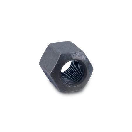 J.W. WINCO Hex Nut, M10-1.50, Steel A82354